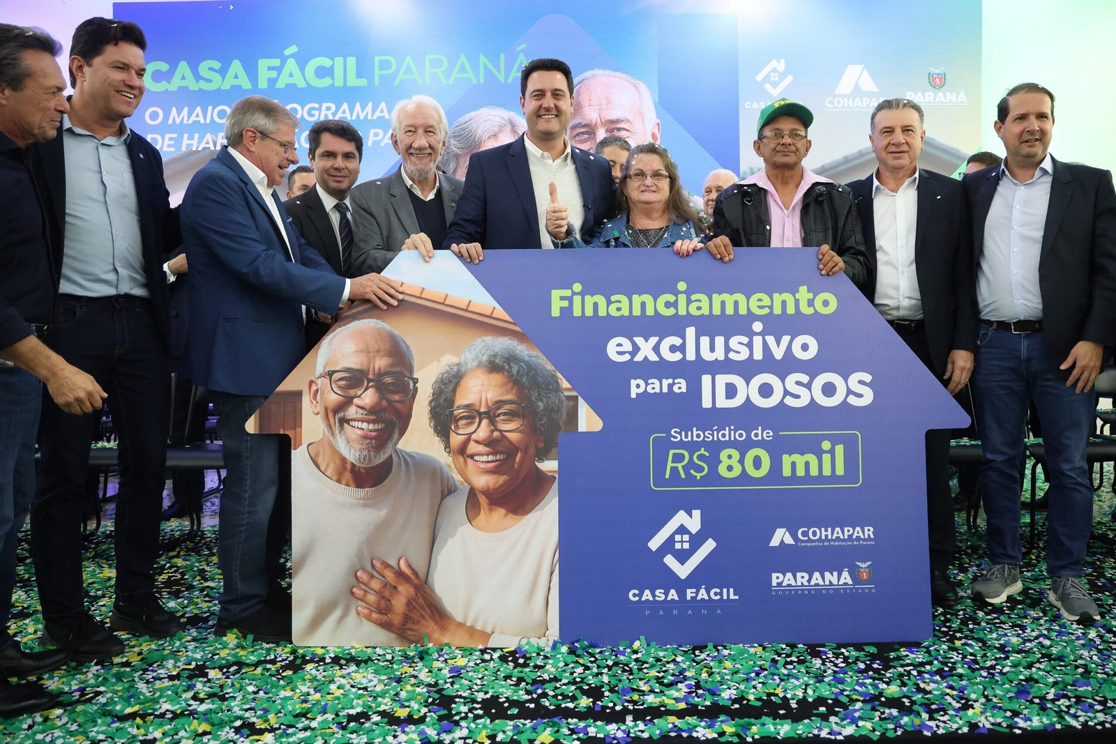 Nova política habitacional do Paraná atende idosos com subsídios de até R$ 80 mil