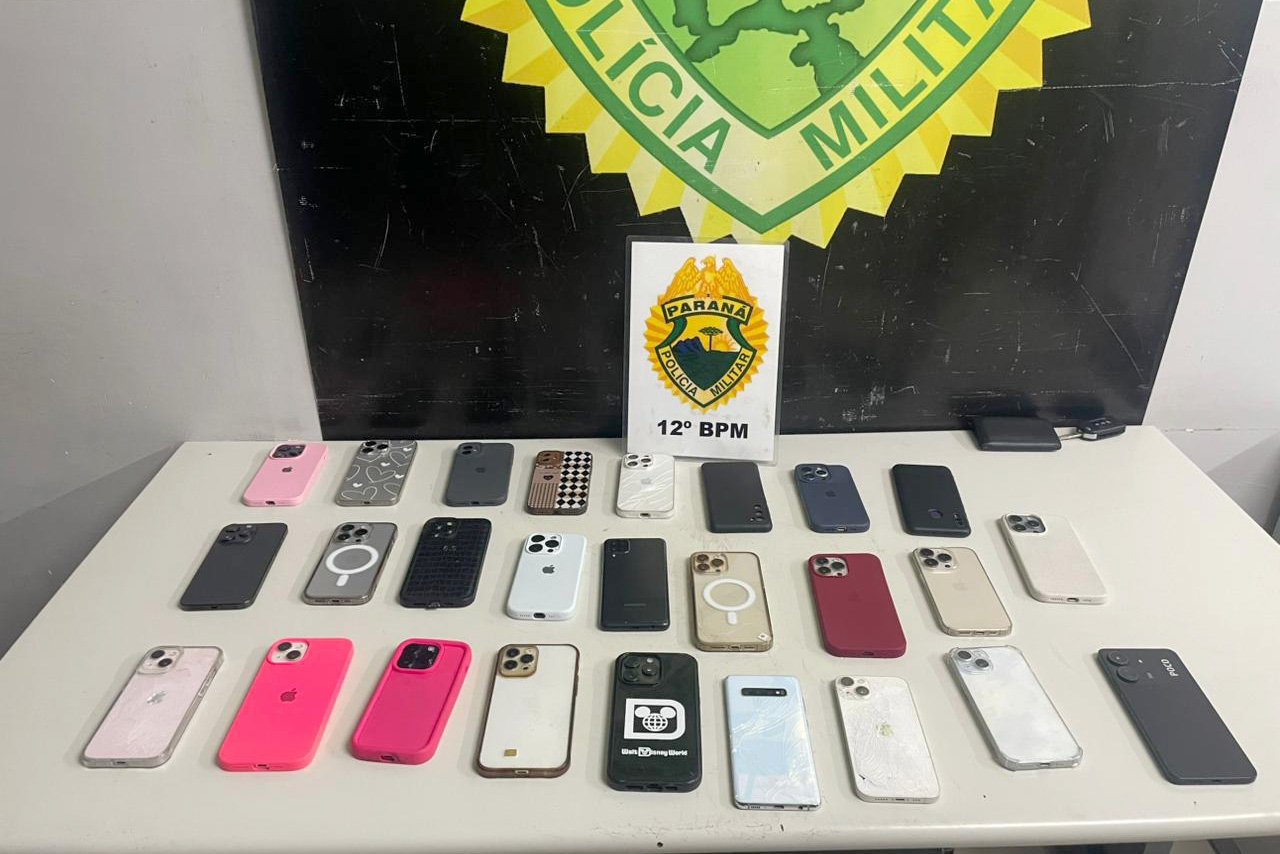 Curitiba Country Festival: Polícia Militar recupera aparelhos e prende seis por furtos em massa