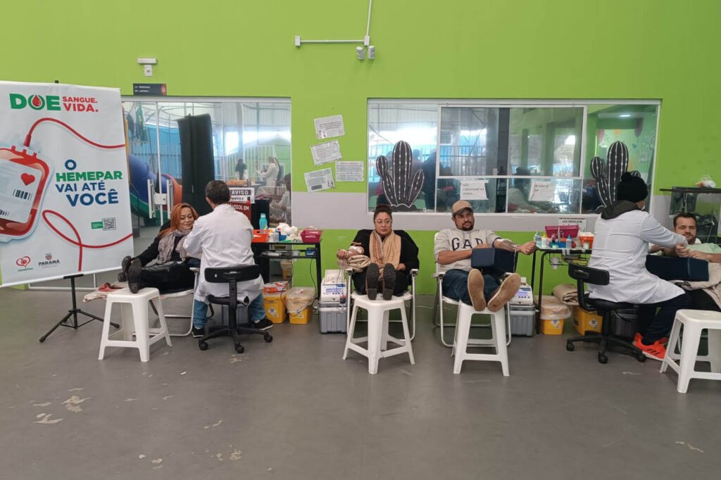 Paraná se destaca em doação de sangue e inova com coleta que "vai até você"