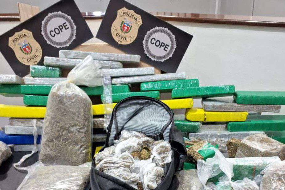 Não é maconha comum: carga de 327 kg de droga "gourmet" é apreendida pela polícia em Colombo