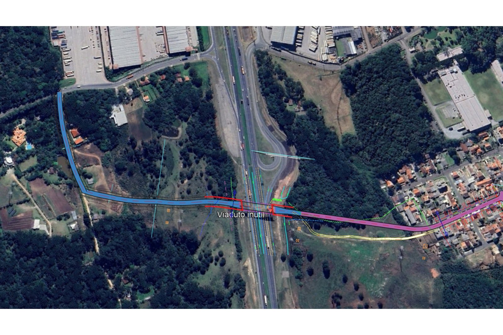 Ligação Roseira-Afonso Pena: Viaduto inacabado será finalizado para tirar trânsito local da rodovia