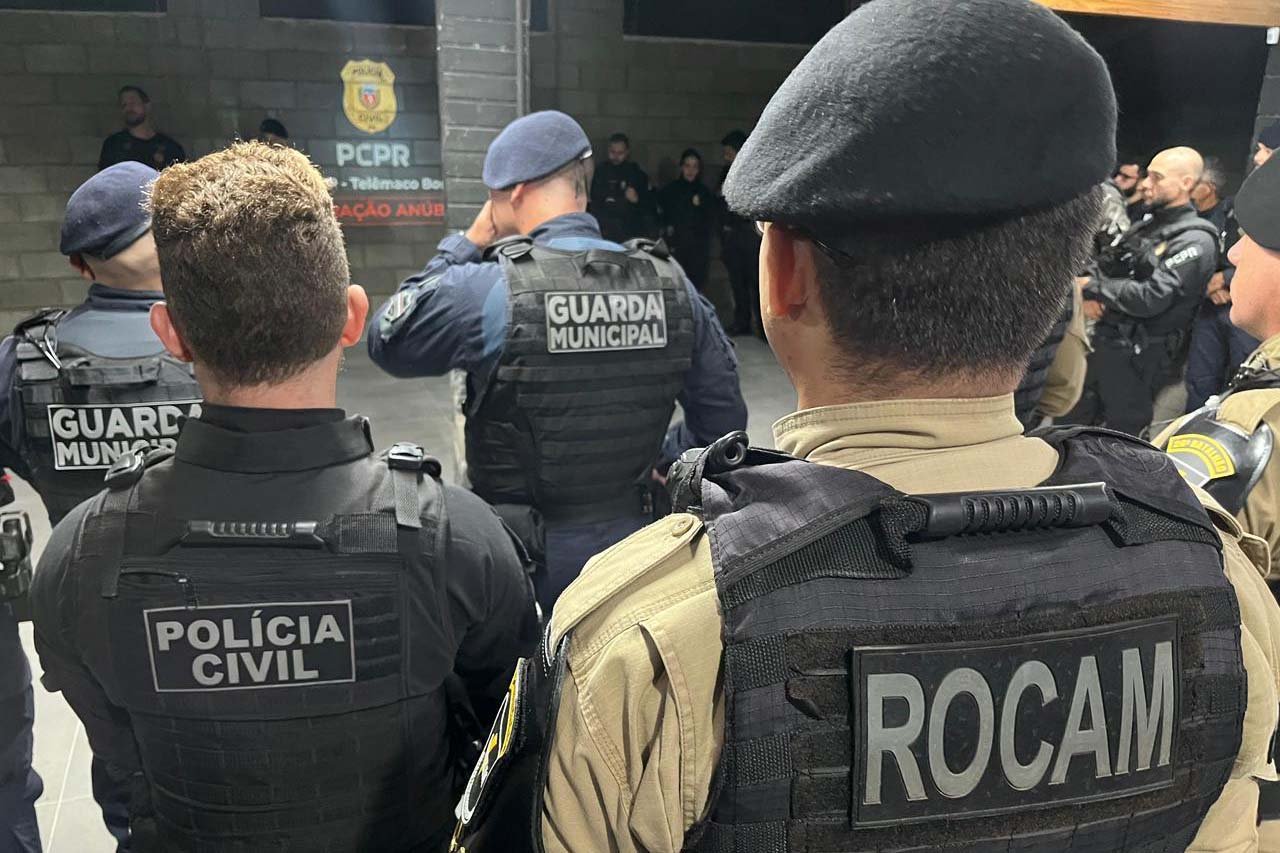 Tolerância zero: ofensiva de 48 horas da PCPR prende 69 pessoas ligadas ao tráfico de drogas e armas no Paraná