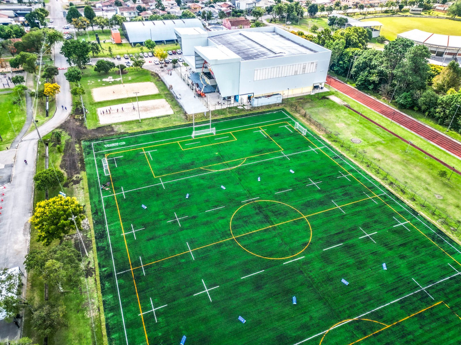 Primeiro campo público de rugby do Brasil é inaugurado no Parque Olímpico do Cajuru