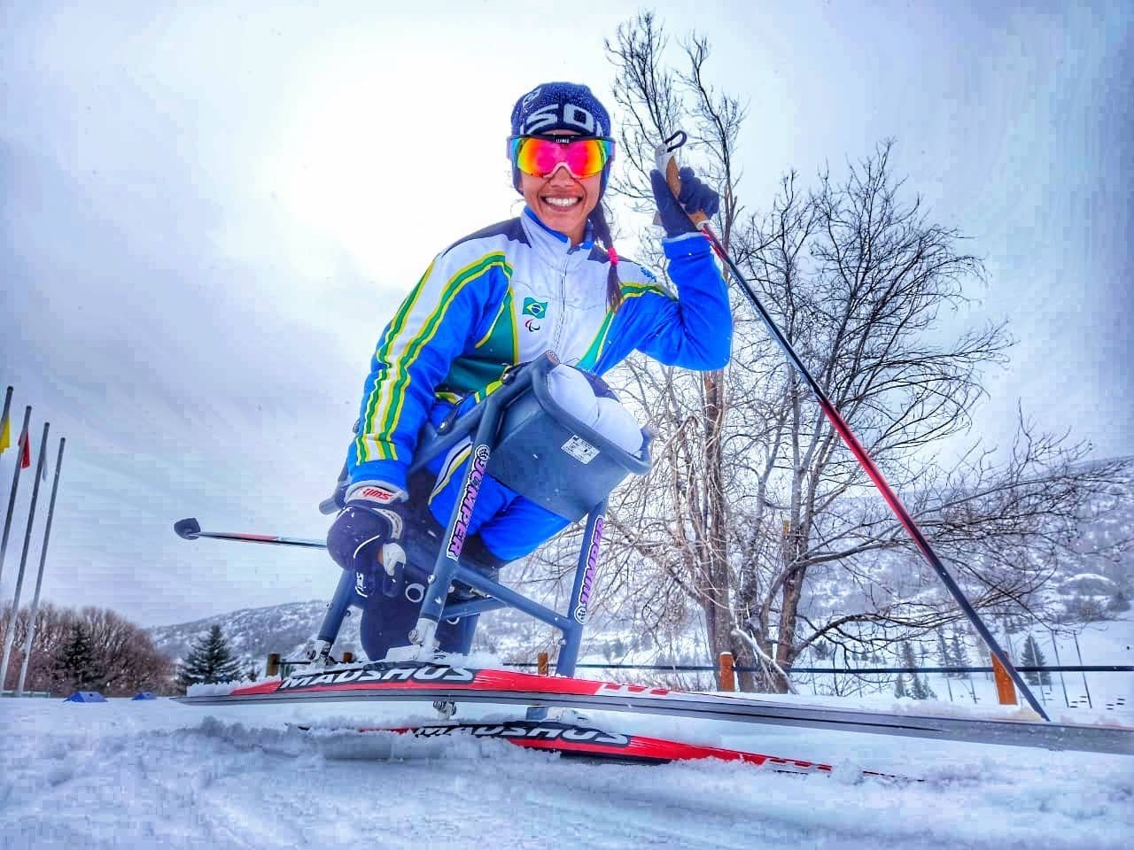 Rumo a Milão: Paranaense Aline Rocha lidera delegação recorde do Brasil nos Jogos Paralímpicos de Inverno