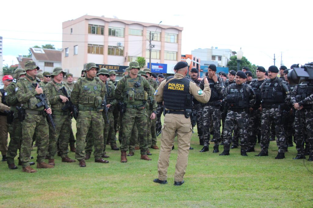 Megaoperação da PM usa drones e tropas de elite para blindar o Oeste do Paraná