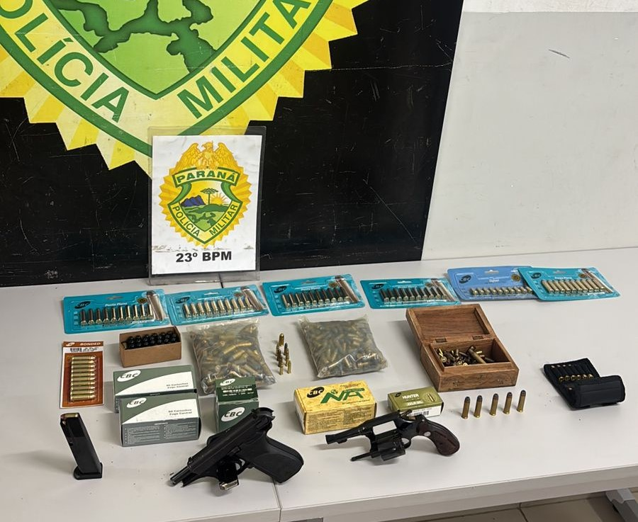 Homem é preso com arsenal de 600 munições após efetuar disparos no bairro Vila Izabel