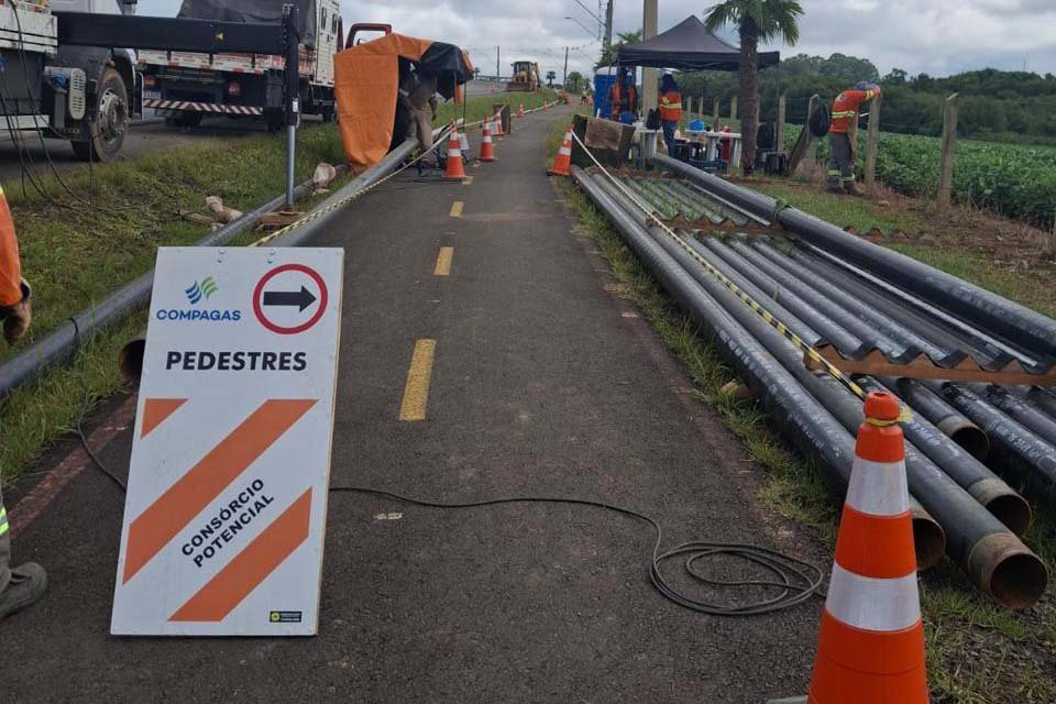 Obras na rodovia: gasoduto de 50 quilômetros ligará Araucária à Lapa nos próximos 12 meses