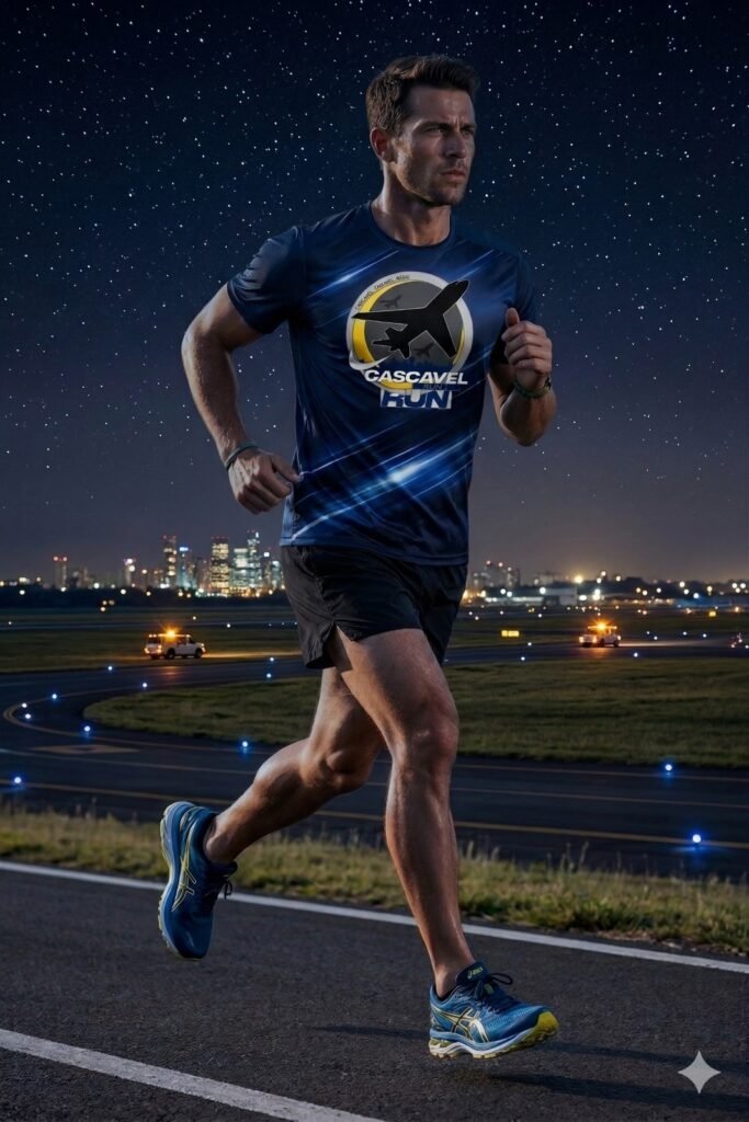 Pista liberada: corrida à meia-noite no Aeroporto de Cascavel bate recorde de inscrições