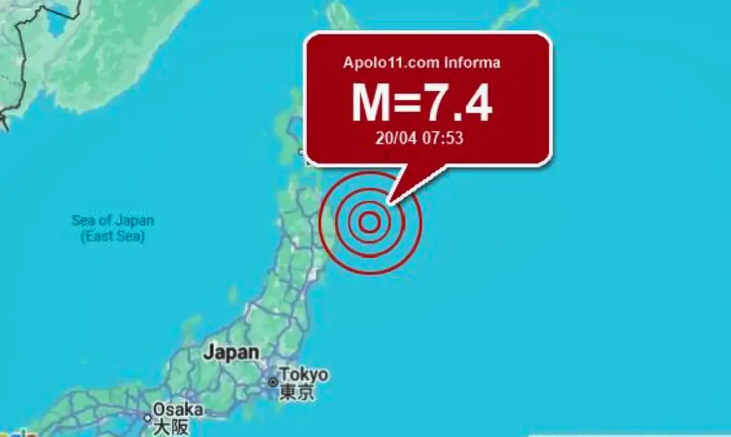 Terremoto de magnitude 7,5 atinge o Japão e dispara alertas de tsunami
