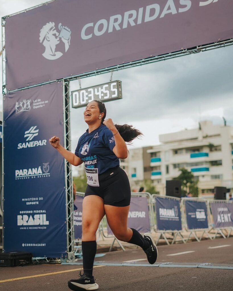 Com recorde de público, 3ª etapa das Corridas Sanepar reúne 850 atletas no Parque Ecológico de Toledo