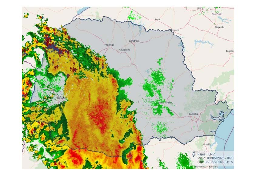 Frio no Paraná: termômetros podem chegar a 0°C no domingo após passagem de ciclone