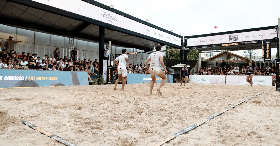 Futevôlei no Moringão: Londrina monta praia indoor para circuito nacional