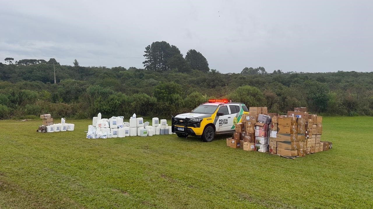 Polícia Ambiental apreende agrotóxicos irregulares e multa responsável em R$ 50 mil na Grande Curitiba