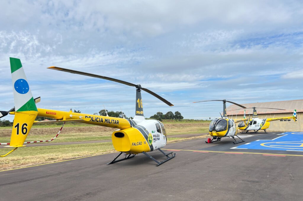 Umuarama ganha base aérea da PMPR: helicópteros de alta tecnologia reforçam o cerco ao crime