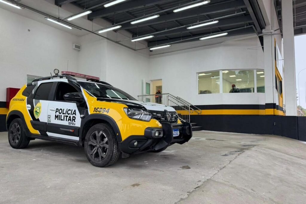 Nova base policial blindada em Campo Largo inaugura plano de 12 unidades em rodovias do Paraná