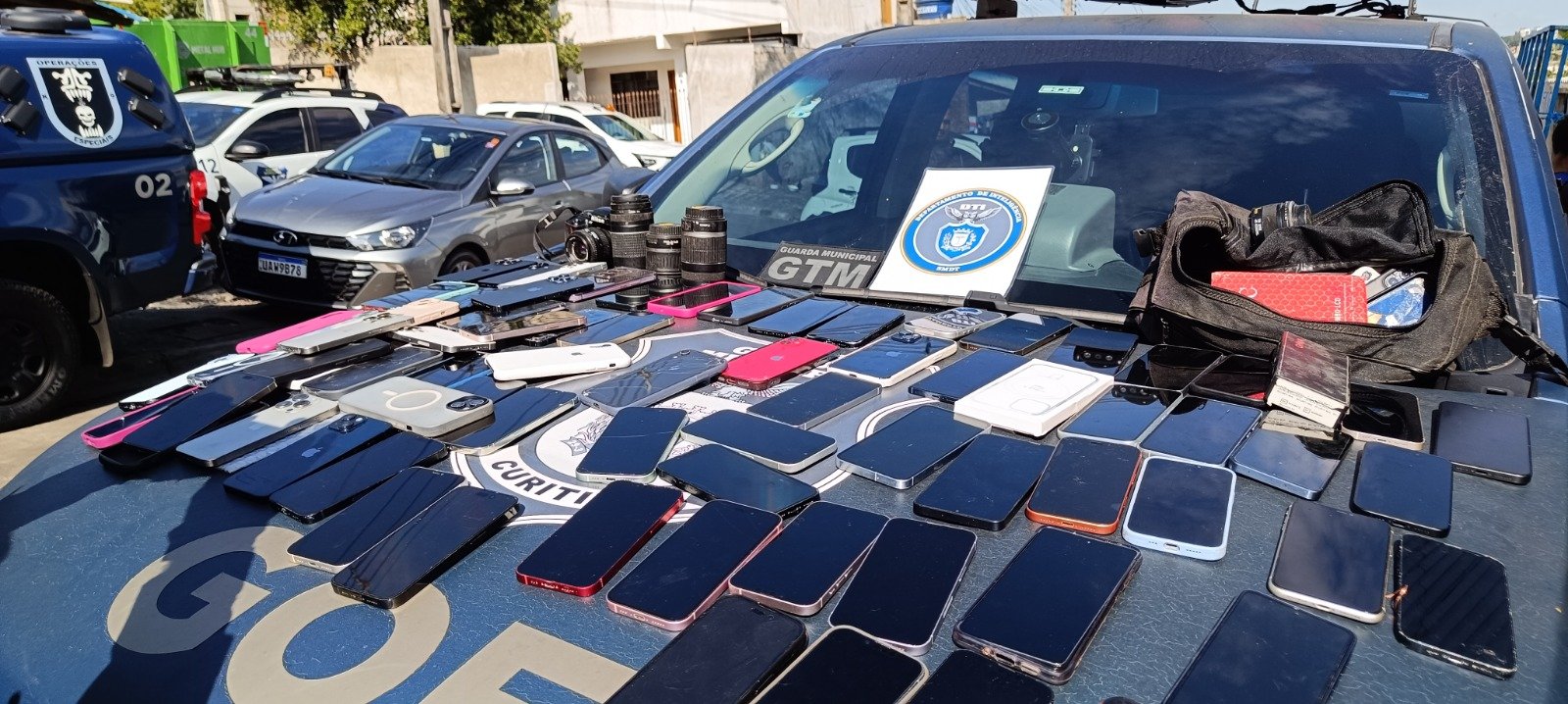 Ação da Guarda Municipal mira receptação e apreende 100 celulares
