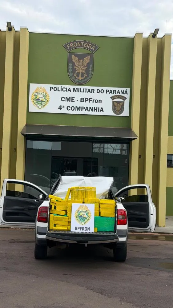 Operação policial retira 832 kg de drogas de circulação no noroeste do Paraná