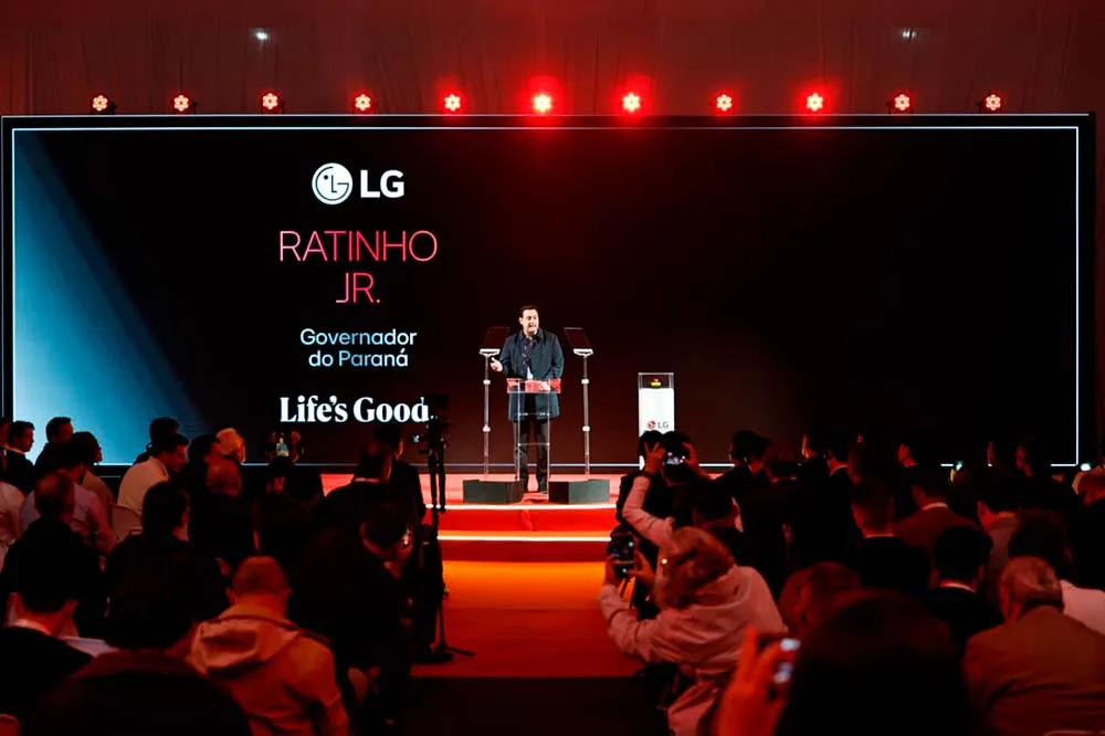 Com aporte bilionário, LG inaugura complexo industrial em Fazenda Rio Grande