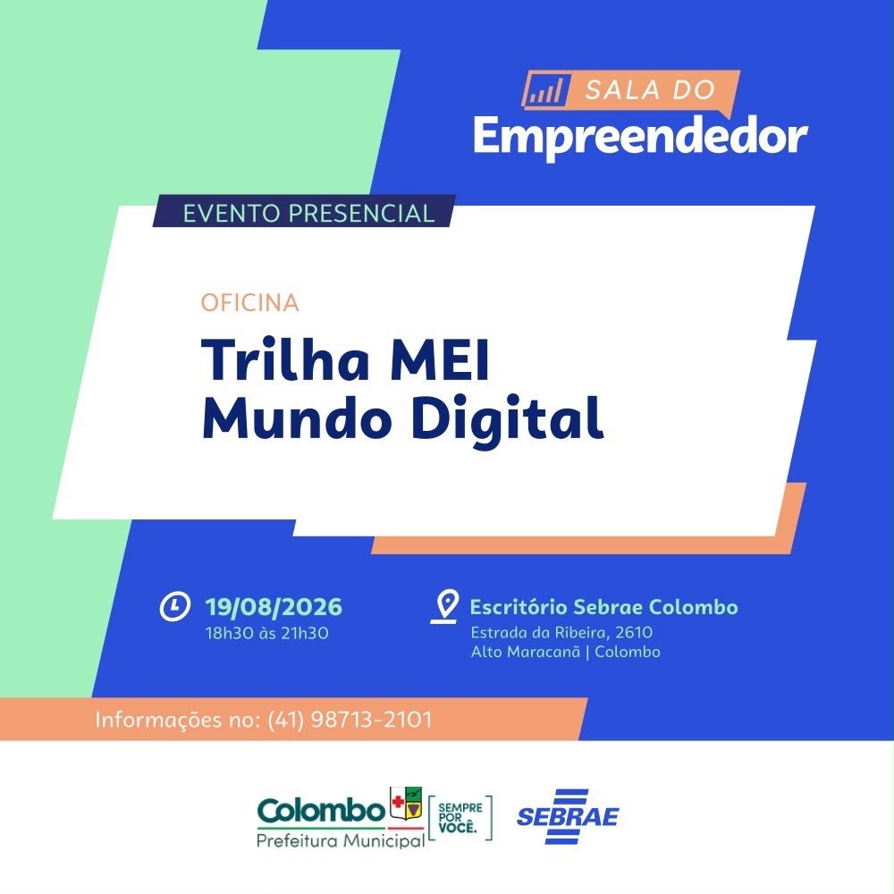 Oficina gratuita em Colombo revela como MEIs podem vender mais pelo WhatsApp e Instagram