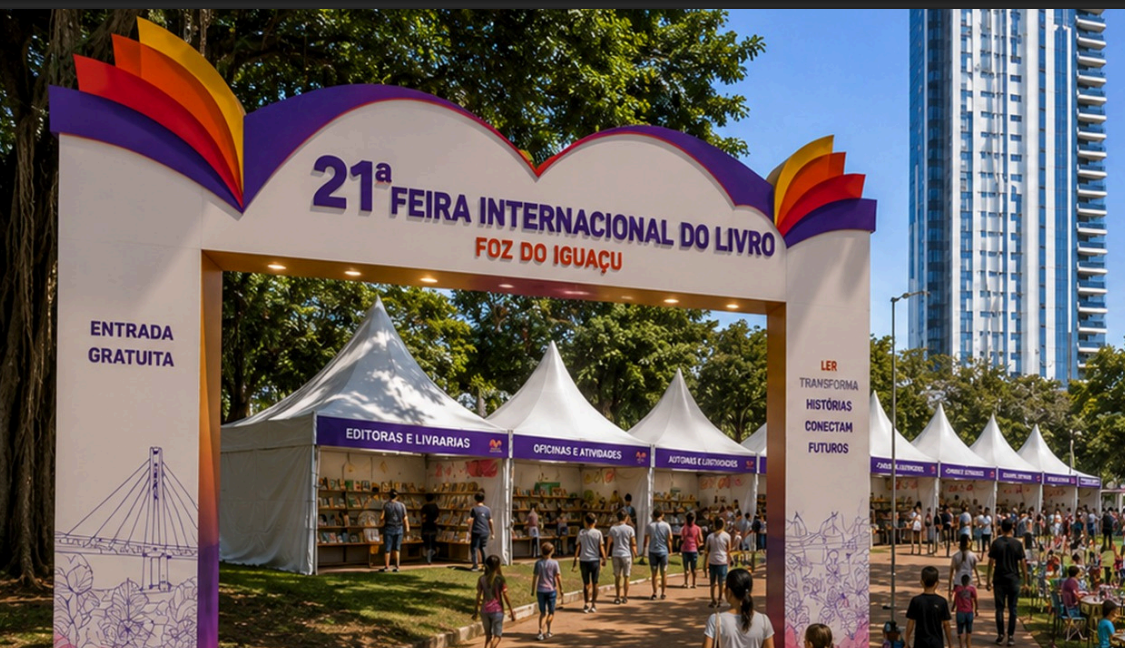 Feira do Livro de Foz do Iguaçu reúne Roberta Campos e 80 atrações gratuitas
