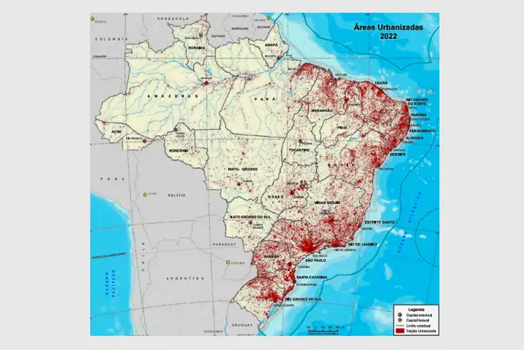 IBGE: Curitiba tem 4ª maior extensão urbana do território nacional
