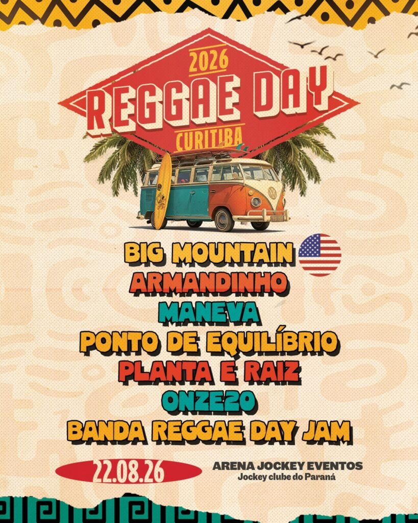 Big Mountain, Armandinho e Maneva comandam o Reggae Day Festival 2026