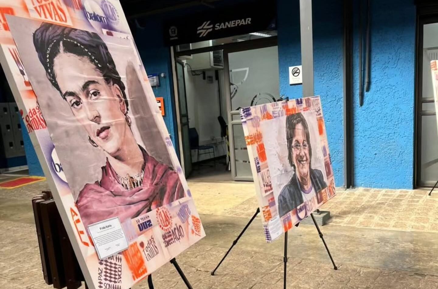 Exposição Vozes em Tinta e acolhimento marcam o Agosto Lilás nas regionais de Curitiba
