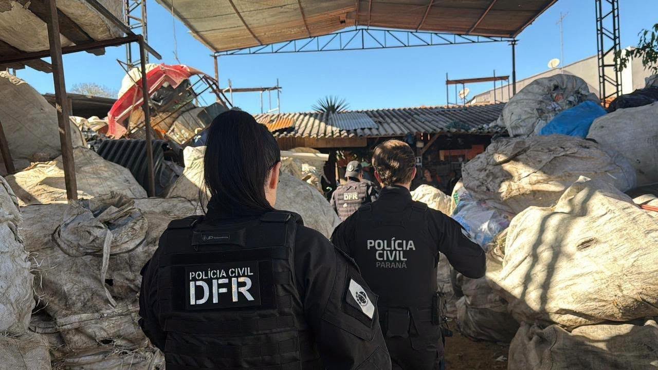 Operação mira 126 ferros-velhos para barrar furto de cabos no Paraná