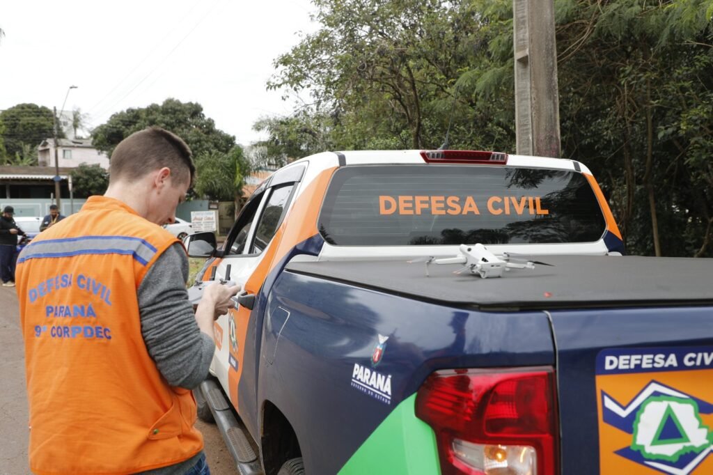 Cascavel usa drones para monitorar rios e prevenir alagamentos