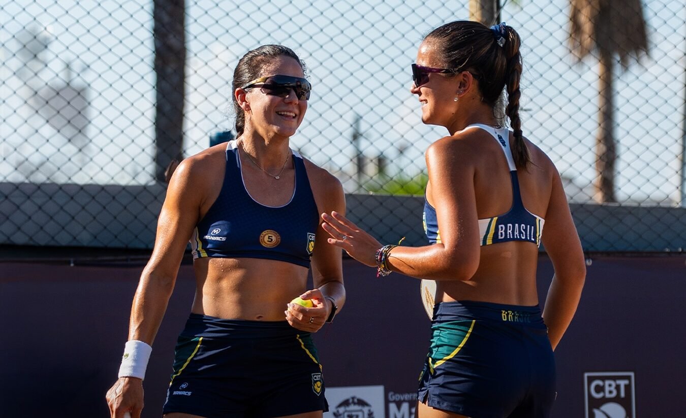 Seleção brasileira fatura 14 ouros no Pan-Americano de Beach Tennis com destaques paranaenses