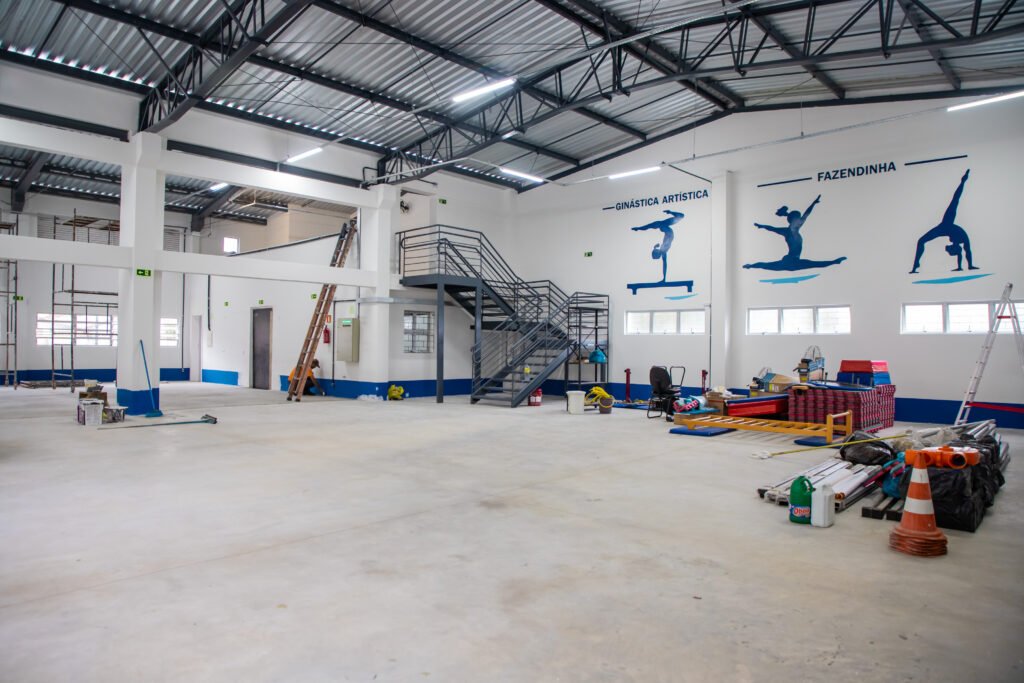 Sala de ginástica artística de Curitiba ganha energia solar e dobra de tamanho