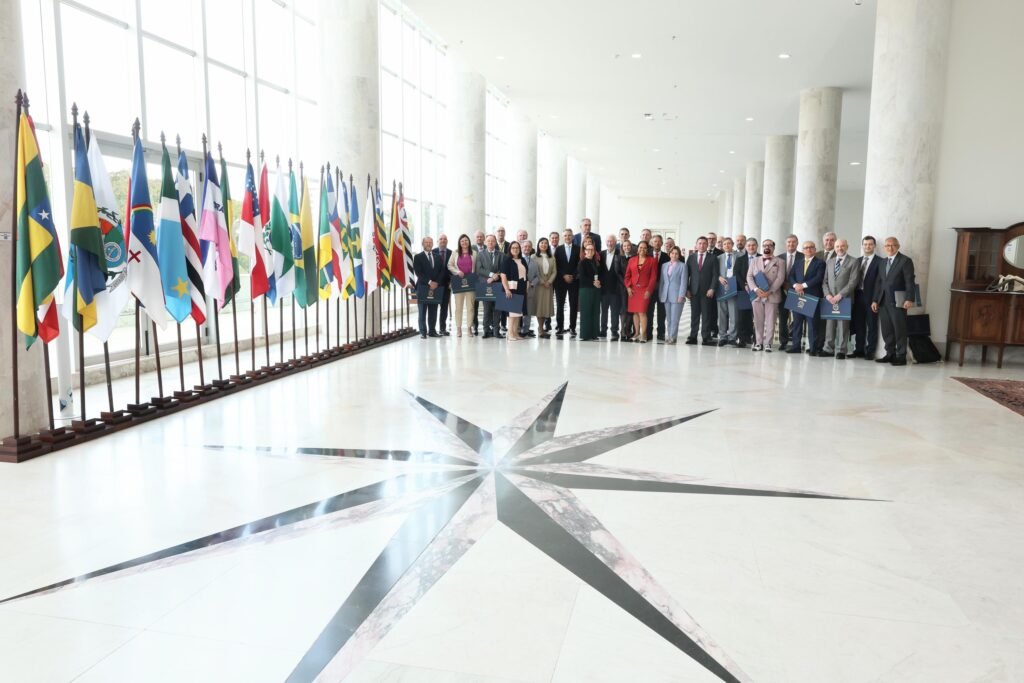 Darci Piana recebe presidentes de Tribunais de Justiça do Brasil no Palácio Iguaçu