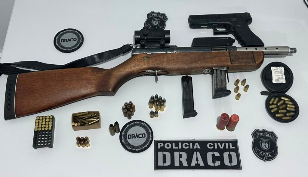 Polícia Civil Estoura Oficina que Fabricava Armas Caseiras em Curitiba