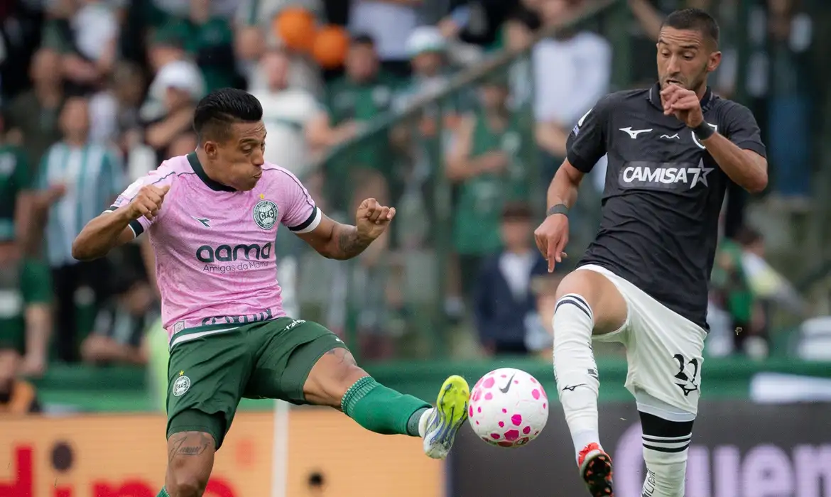Em festa de 117 anos, Coritiba empata com o Botafogo e liga alerta contra o Z4