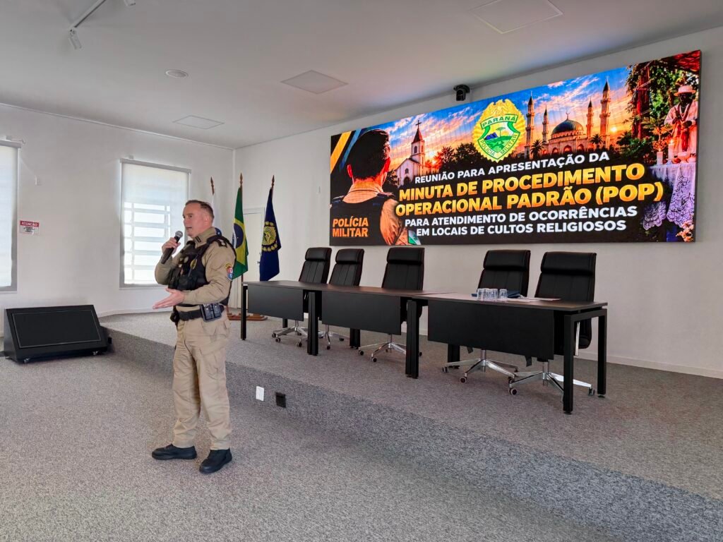 PMPR cria protocolo para atuação de policiais em locais de culto no Paraná