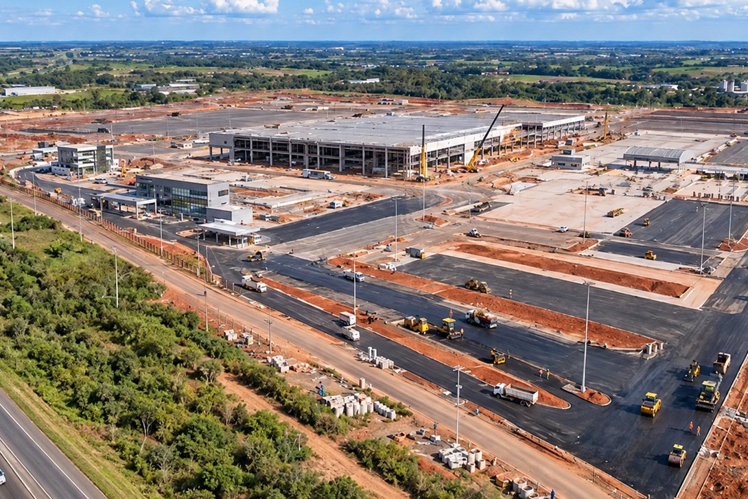 Pacote bilionário: licenças do IAT aceleram obras e novo Porto Seco em Foz do Iguaçu