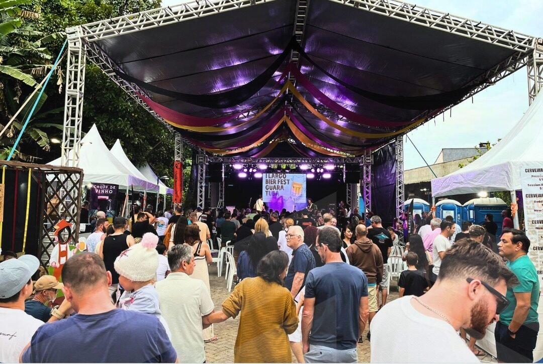 Música e gastronomia alemã no litoral: Guaratuba realiza 2ª edição do Largo Bier Fest